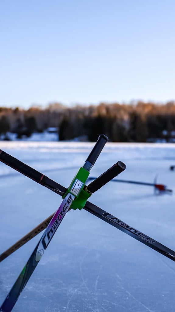 Super Light Transformer Hockey Pylon - Green - Hockey Pylons