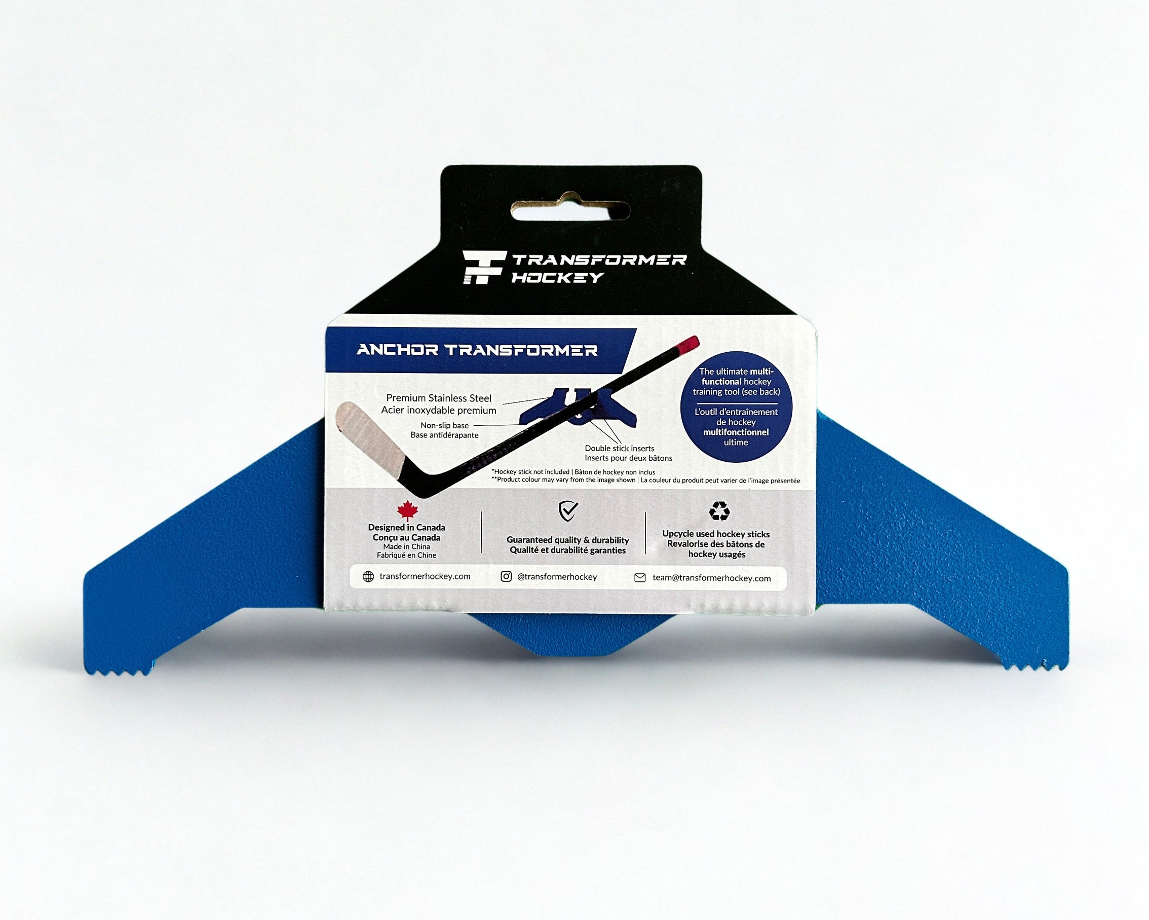 Anchor Transformer Hockey Training Pylon : Weighted Stainless Steel Base