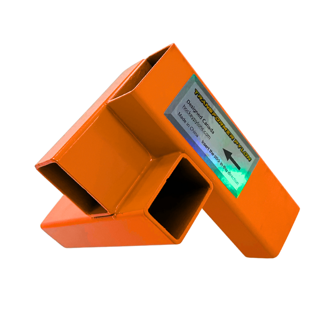 Super Light Transformer Hockey Pylon - Orange - Hockey Pylons