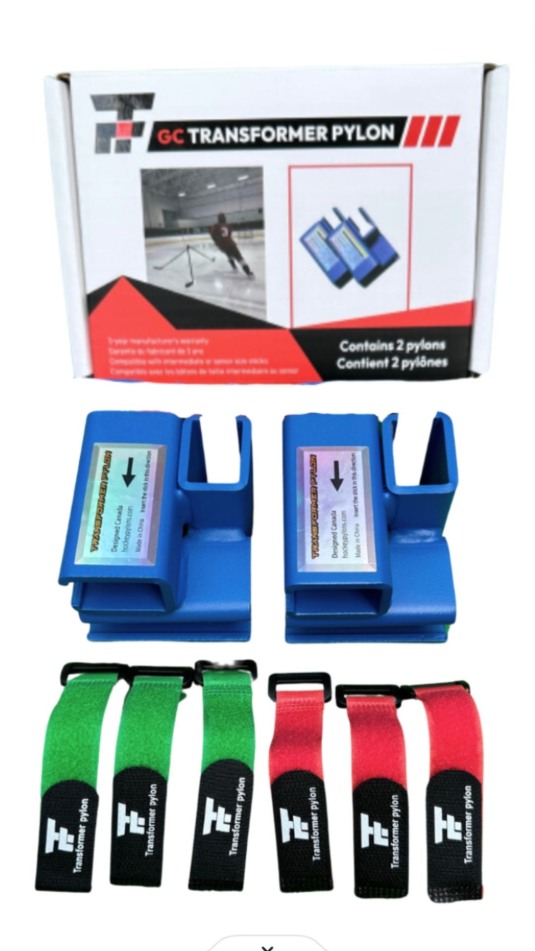 Game Changer Transformer Hockey Pylon - 2 pcs - Hockey Pylons